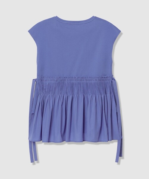 allureville（アルアバイル）の「刺繍プリーツペプラムプルオーバー（Tシャツ/カットソー・レディース・オフホワイト/ブラック/ブルー・2）」の14枚目の写真