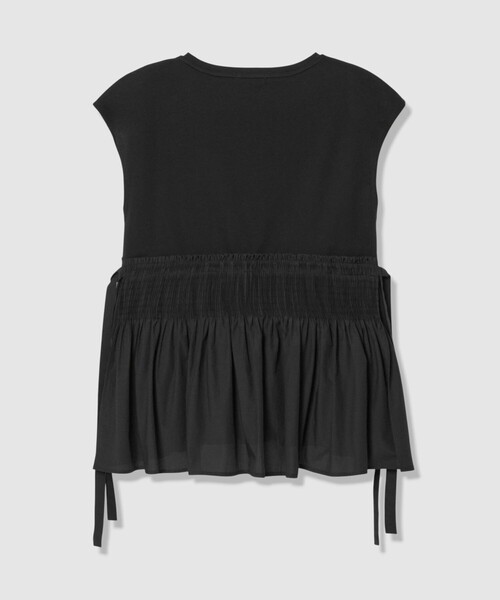 allureville（アルアバイル）の「刺繍プリーツペプラムプルオーバー（Tシャツ/カットソー・レディース・オフホワイト/ブラック/ブルー・2）」の16枚目の写真