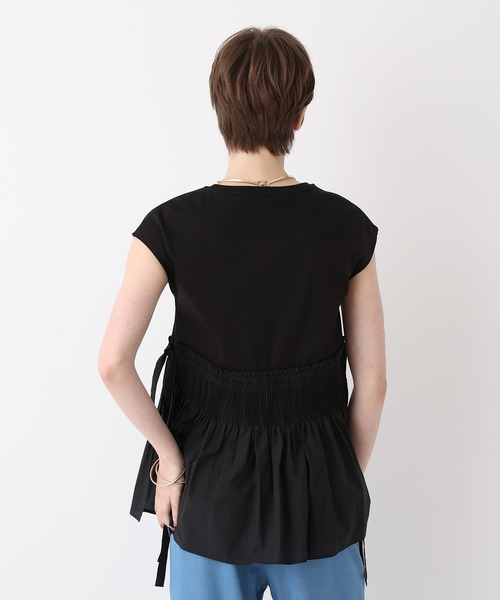 allureville(アルアバイル)の「刺繍プリーツペプラムプルオーバー(Tシャツ/カットソー・レディース・オフホワイト/ブラック/ブルー・2)」の12枚目の写真