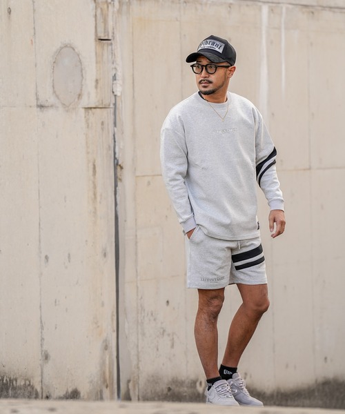 adamsJUGGLER(アダムスジャグラー)の「W/Rスイッチング&HFロンティー(Tシャツ/カットソー・メンズ・グレー/ブラック・XL/L/M)」の6枚目の写真
