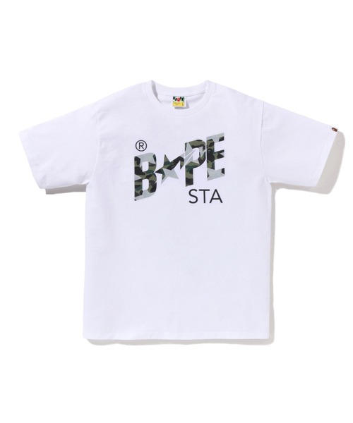 STA OVER PRINT 1ST CAMO BAPE STA TEE（Tシャツ/カットソー）｜A
