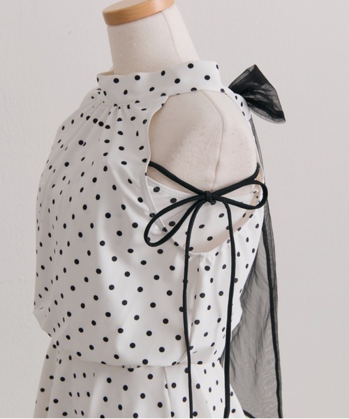 OLIVE des OLIVE（オリーブデオリーブ）の「アメスリワンピースswimwear（水着・レディース・オフホワイト/ブラック・FREE）」の7枚目の写真