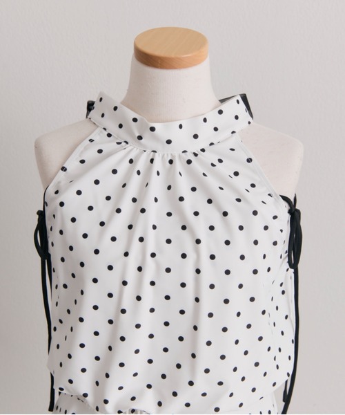 OLIVE des OLIVE（オリーブデオリーブ）の「アメスリワンピースswimwear（水着・レディース・オフホワイト/ブラック・FREE）」の11枚目の写真