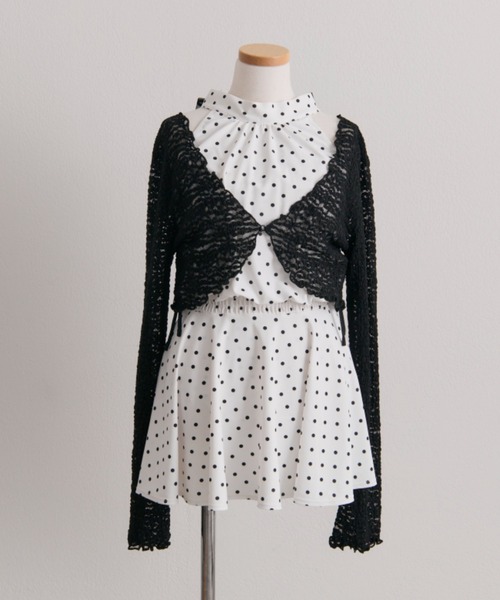 OLIVE des OLIVE（オリーブデオリーブ）の「アメスリワンピースswimwear（水着・レディース・オフホワイト/ブラック・FREE）」の17枚目の写真