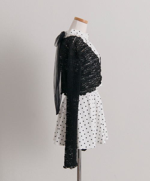 OLIVE des OLIVE（オリーブデオリーブ）の「アメスリワンピースswimwear（水着・レディース・オフホワイト/ブラック・FREE）」の18枚目の写真