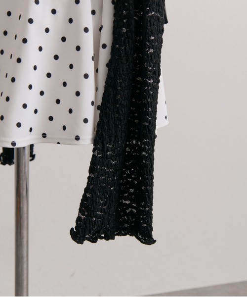 OLIVE des OLIVE（オリーブデオリーブ）の「アメスリワンピースswimwear（水着・レディース・オフホワイト/ブラック・FREE）」の22枚目の写真