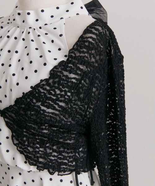 OLIVE des OLIVE（オリーブデオリーブ）の「アメスリワンピースswimwear（水着・レディース・オフホワイト/ブラック・FREE）」の21枚目の写真