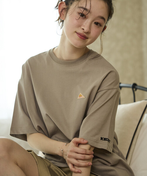 FREAK'S STORE(フリークスストア)の「<UVカット・接触冷感・吸水速乾>KELTY×FREAK’S STORE/ケルティ 別注 ビッグシルエット ヒストリーロゴ バックプリント Tシャツ 限定展開(Tシャツ/カットソー・メンズ・スミクロ/ベージュ/ピンク/ホワイト/杢グレー・LARGE/MEDIUM/SMALL)」の9枚目の写真