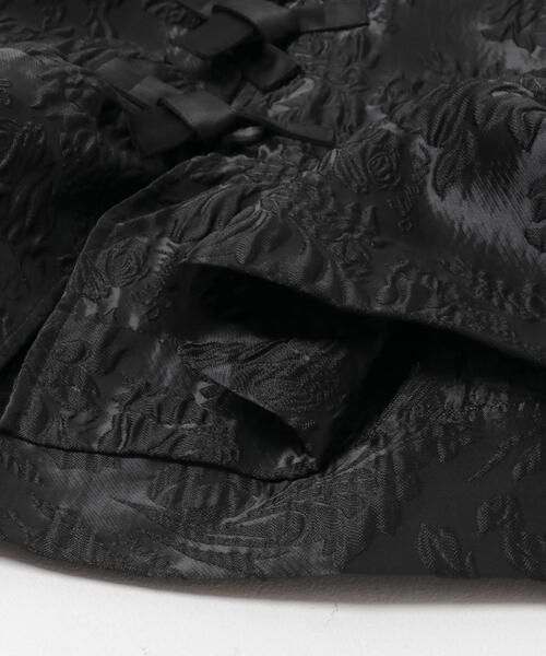 GANNI（ガニー）の「GANNI　SATIN CLOQUE PEPLUM BLOUSE（シャツ/ブラウス・レディース・ブラック・36）」の5枚目の写真