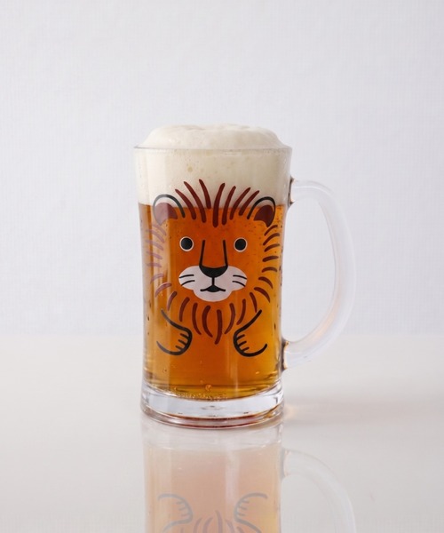 アニマル ワイルドキャット ビールジョッキ（グラス/マグカップ