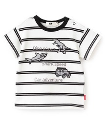 KP BOY | ワッペン ボーダーＴシャツ(Tシャツ/カットソー)