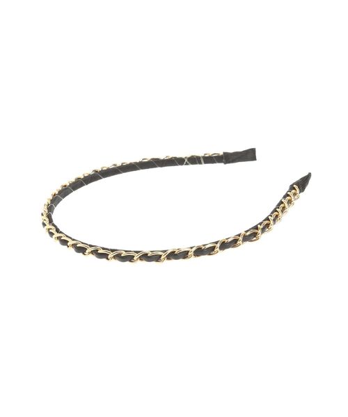 EATME（イートミー）の「チェーンデザインスリムカチューシャ（カチューシャ・レディース・ブラック・FREE）」の15枚目の写真