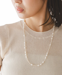 in mood（インムード）の「in mood/インムード BABY&RICEPRL 60cm necklace（ネックレス）」