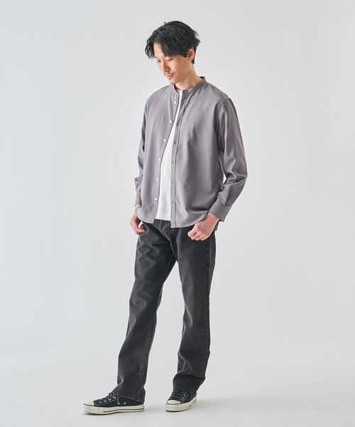 EDIFICE（エディフィス）の「WOLSTAR TWILL BAND SH（シャツ/ブラウス・メンズ・グレー/ネイビー/ホワイト・SMALL/MEDIUM/LARGE）」の16枚目の写真
