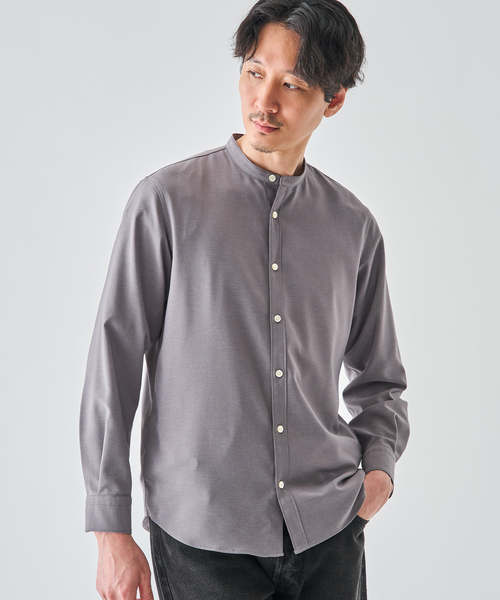 EDIFICE(エディフィス)の「WOLSTAR TWILL バンドシャツ(シャツ/ブラウス・メンズ・グレー/ネイビー/ホワイト・SMALL/MEDIUM/LARGE)」の14枚目の写真