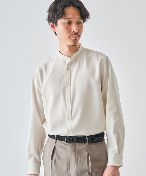 EDIFICE（エディフィス）の「WOLSTAR TWILL BAND SH（シャツ/ブラウス・メンズ・グレー/ネイビー/ホワイト・SMALL/MEDIUM/LARGE）」の4枚目の写真