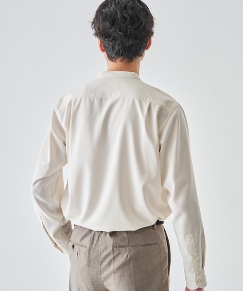 EDIFICE（エディフィス）の「WOLSTAR TWILL BAND SH（シャツ/ブラウス・メンズ・グレー/ネイビー/ホワイト・SMALL/MEDIUM/LARGE）」の6枚目の写真