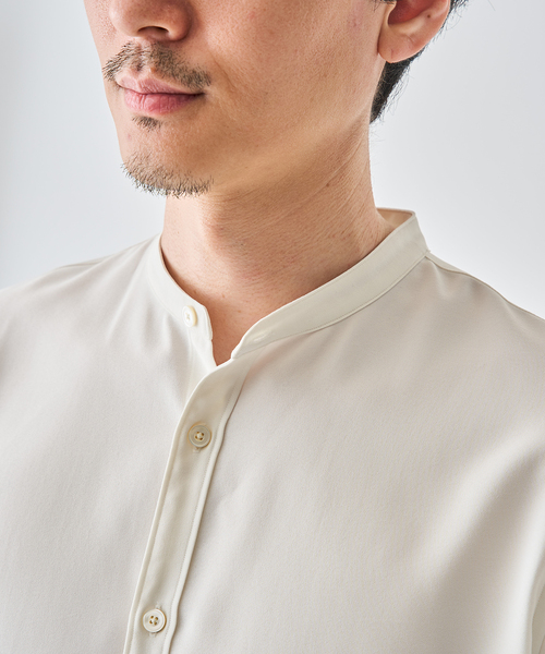 EDIFICE（エディフィス）の「WOLSTAR TWILL BAND SH（シャツ/ブラウス・メンズ・グレー/ネイビー/ホワイト・SMALL/MEDIUM/LARGE）」の7枚目の写真