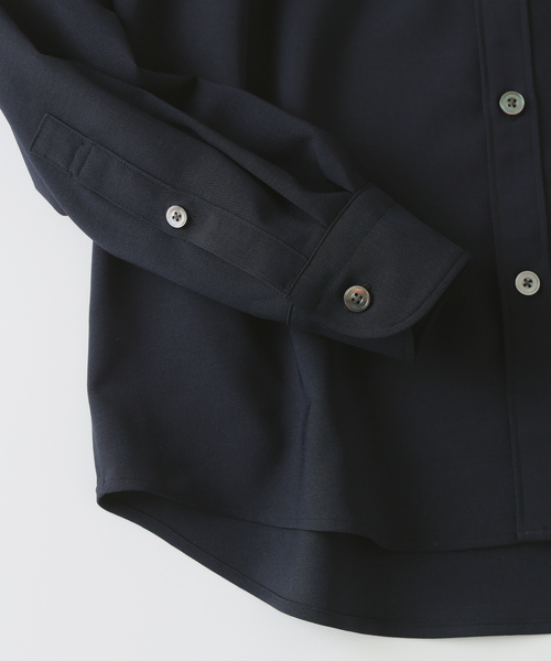 EDIFICE（エディフィス）の「WOLSTAR TWILL BAND SH（シャツ/ブラウス・メンズ・グレー/ネイビー/ホワイト・SMALL/MEDIUM/LARGE）」の10枚目の写真
