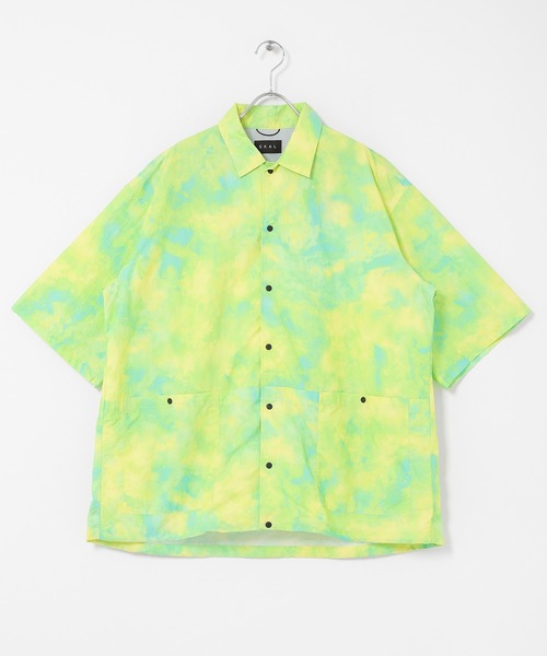 EKAL（エカル）の「『UR TECH』ナイロンタッサーショートスリーブシャツ（シャツ/ブラウス・メンズ・イエロー/ライトブルー/ネイビー/グリーン系その他/グレー・LARGE/MEDIUM）」の11枚目の写真