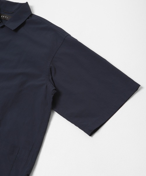 EKAL（エカル）の「『UR TECH』ナイロンタッサーショートスリーブシャツ（シャツ/ブラウス・メンズ・イエロー/ライトブルー/ネイビー/グリーン系その他/グレー・LARGE/MEDIUM）」の15枚目の写真