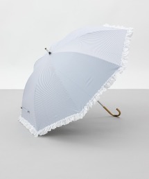 dazzlin（ダズリン）の「【dazzlin(ダズリン)】ストライプ・ドットフリル晴雨兼用傘（長傘）（長傘）」