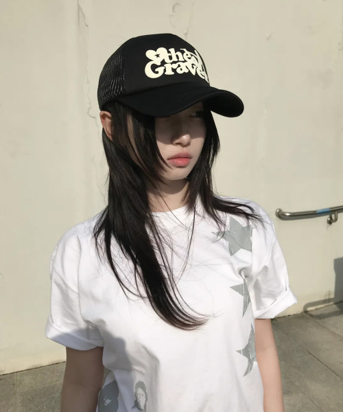 GRAVER（グレーバー）の「[ユニセックス]STAR3 半袖Tシャツ_7カラー（Tシャツ/カットソー・レディース・ブラック/ホワイト/ベージュ/ライトグレー/チャコールグレー/コバルトブルー/ネイビー/ダークグレー/ブラック系その他・MEDIUM/SMALL/LARGE/X-LARGE）」の14枚目の写真