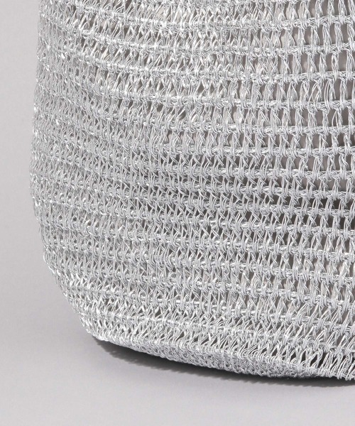 JEANASIS（ジーナシス）の「【Casselini】メタリッククロシェBAG/622326（ショルダーバッグ・レディース・シルバー・FREE）」の6枚目の写真