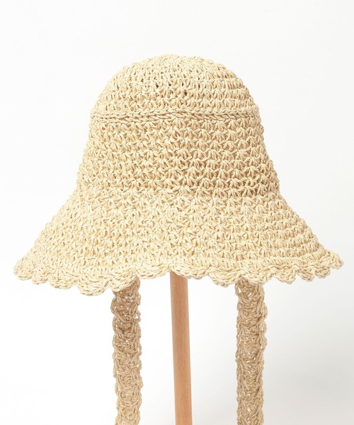 LOWRYS FARM（ローリーズファーム）の「ザツザイデザインＨＡＴ 663319（ハット・レディース・ベージュ/ブラック・FREE）」の3枚目の写真