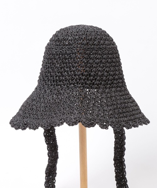 LOWRYS FARM（ローリーズファーム）の「ザツザイデザインＨＡＴ 663319（ハット・レディース・ベージュ/ブラック・FREE）」の4枚目の写真