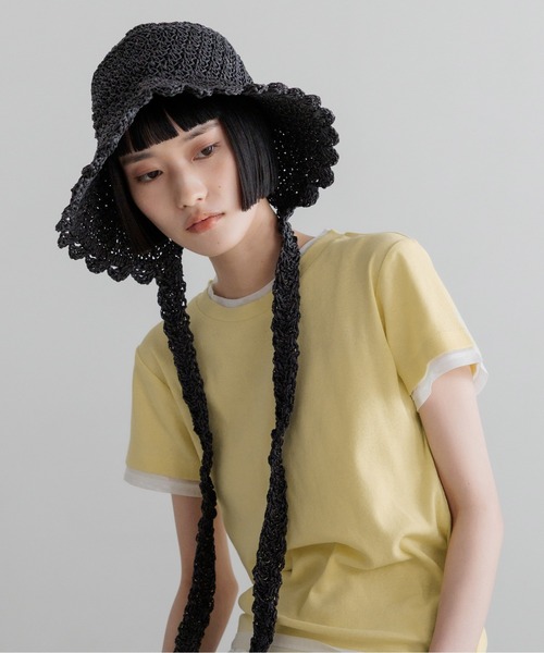 LOWRYS FARM(ローリーズファーム)の「ザツザイデザインHAT 663319(ハット・レディース・ベージュ/ブラック・FREE)」の21枚目の写真