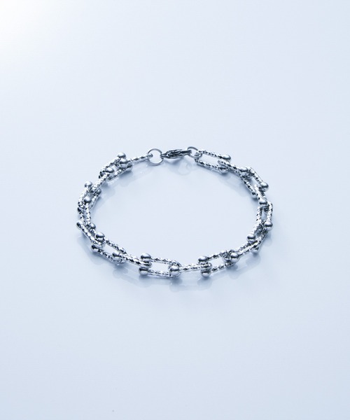 ミックスメタルチェーンブレスレット/ Mixed metal chain bracelet