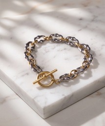 CIASENSE（シアセンス）の「ミックスメタルチェーンブレスレット/ Mixed metal chain bracelet（ブレスレット）」