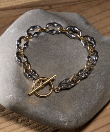 CIASENSE（シアセンス）の「ツートーンチャンキーチェーンブレスレット/Two-tone chunky chain bracelet（ブレスレット）」