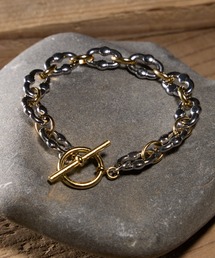 CIASENSE（シアセンス）の「ツートーンチャンキーチェーンブレスレット/Two-tone chunky chain bracelet（ブレスレット）」