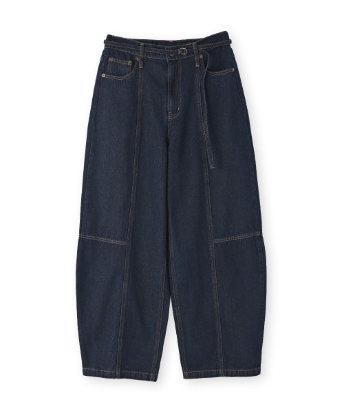 marjour（マージュール）の「10OZ BARREL LEG DENIM（デニムパンツ・レディース・ライトブルー/ワンウォッシュ・M）」の19枚目の写真