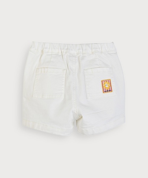 moimoln（モイモルン）の「サン＆ムーンデニムショートパンツ（デニムパンツ・キッズ・インディゴブルー/アイボリー・130cm/110cm/100cm/90cm/120cm）」の7枚目の写真
