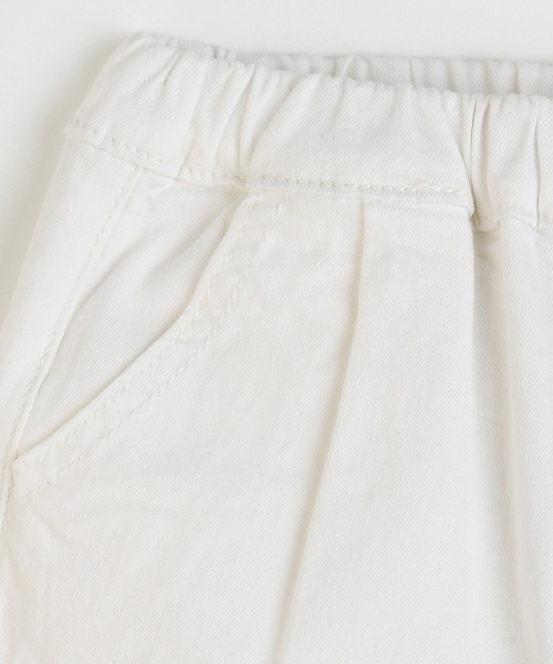 moimoln（モイモルン）の「サン＆ムーンデニムショートパンツ（デニムパンツ・キッズ・インディゴブルー/アイボリー・130cm/110cm/100cm/90cm/120cm）」の8枚目の写真