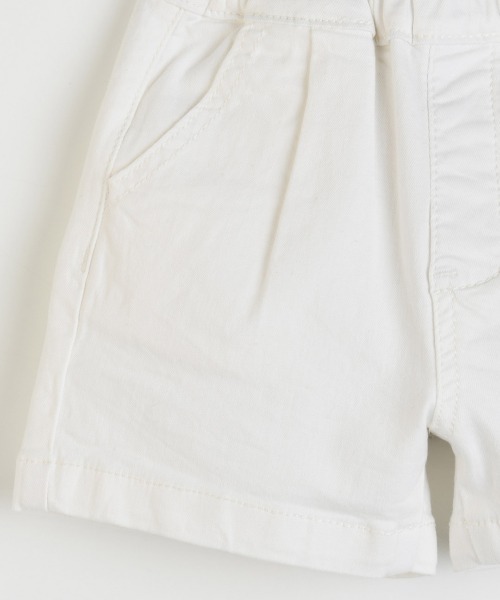 moimoln（モイモルン）の「サン＆ムーンデニムショートパンツ（デニムパンツ・キッズ・インディゴブルー/アイボリー・130cm/110cm/100cm/90cm/120cm）」の9枚目の写真