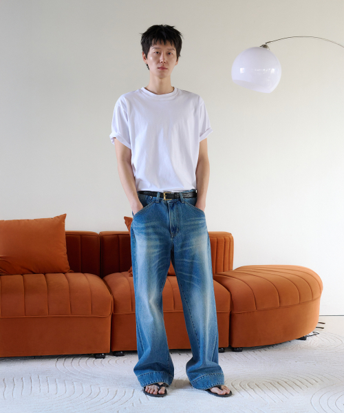 NOUN(ノウン)の「soft round t-shirts (white)(Tシャツ/カットソー・メンズ・その他・1/2)」の5枚目の写真