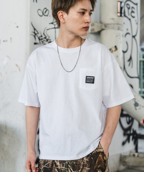 En serio TOKYO(エンソリオトーキョー)の「【SIDEWAYSTANCE】ピスネーム半袖ポケットTシャツ 70472(Tシャツ/カットソー・メンズ・ホワイト/ブラック・MEDIUM/LARGE/X-LARGE/SMALL)」の11枚目の写真
