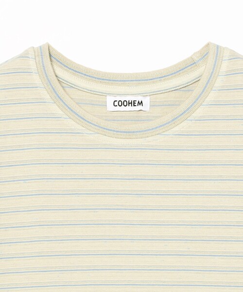 fennica(フェニカ)の「COOHEM / BORDER T SHIRT(Tシャツ/カットソー・レディース・ホワイト系その他6・ONE SIZE)」の3枚目の写真