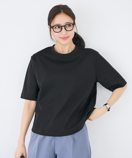 coca(coca)(コカ)の「\UVカット・速乾/ EAZYTEXオーバーサイズTシャツ(Tシャツ/カットソー・レディース・ブラック/ホワイト・L/M/S)」の5枚目の写真