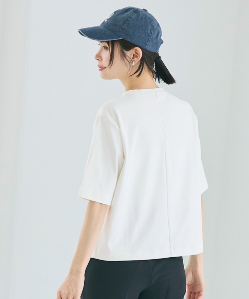 coca(coca)(コカ)の「\UVカット・速乾/ EAZYTEXオーバーサイズTシャツ(Tシャツ/カットソー・レディース・ブラック/ホワイト・L/M/S)」の14枚目の写真