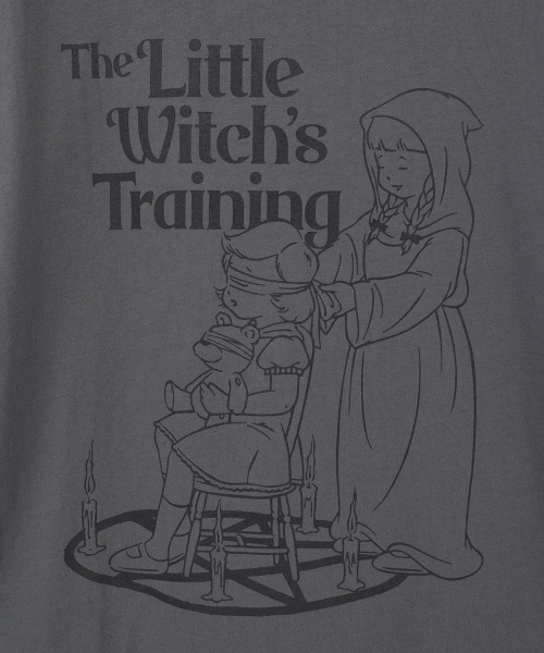 Candy Stripper(キャンディストリッパー)の「LITTLE WITCH'S BIG BIG Tシャツ(Tシャツ/カットソー・レディース・ブラック/オフホワイト/チャコール・FREE)」の8枚目の写真