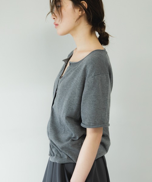 KBF（ケイビーエフ）の「ビスチェSETカーディガン（カーディガン/ボレロ・レディース・レッド/ベージュ系その他/グレー・ONE）」の18枚目の写真