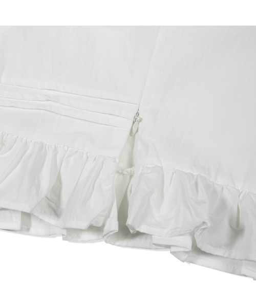 MOAA（モア）の「Ribbon Frill Blouse (WHITE)（シャツ/ブラウス・レディース・その他・FREE）」の5枚目の写真