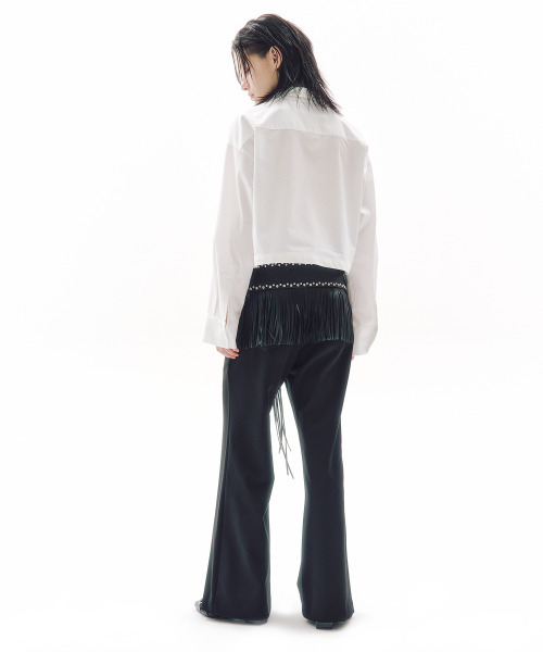 TRIPSHOP(トリップショップ)の「リベットラインブーツカットスラックス(スラックス・レディース・ブラック・SMALL/MEDIUM/LARGE)」の5枚目の写真