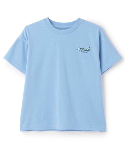 minimal(ミニマル)の「バックワッペンルーズ半袖Tシャツ(Tシャツ/カットソー・キッズ・ブルー/オフホワイト/チャコール・140cm/130cm/120cm/110cm/100cm/90cm)」の18枚目の写真