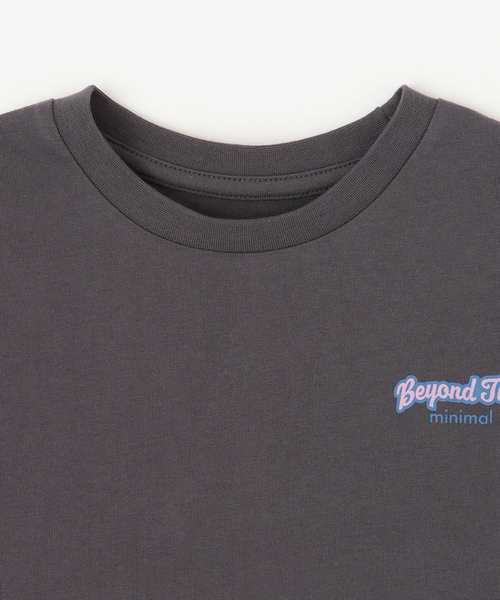 minimal(ミニマル)の「バックワッペンルーズ半袖Tシャツ(Tシャツ/カットソー・キッズ・ブルー/オフホワイト/チャコール・140cm/130cm/120cm/110cm/100cm/90cm)」の21枚目の写真